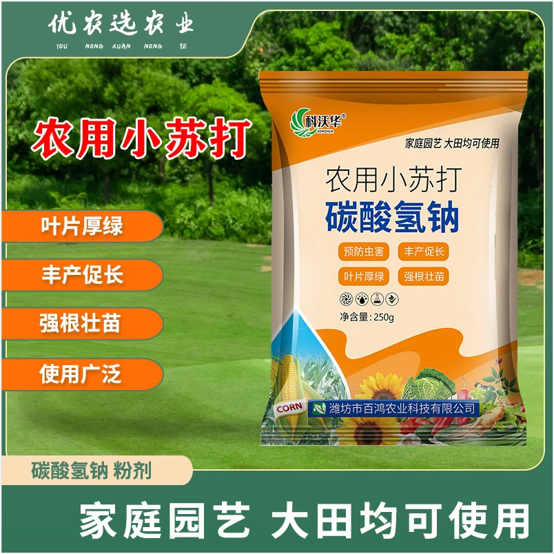 农用小苏打碳酸氢钠瓜果蔬菜丰产壮苗除虫防虫种菜促生产肥料