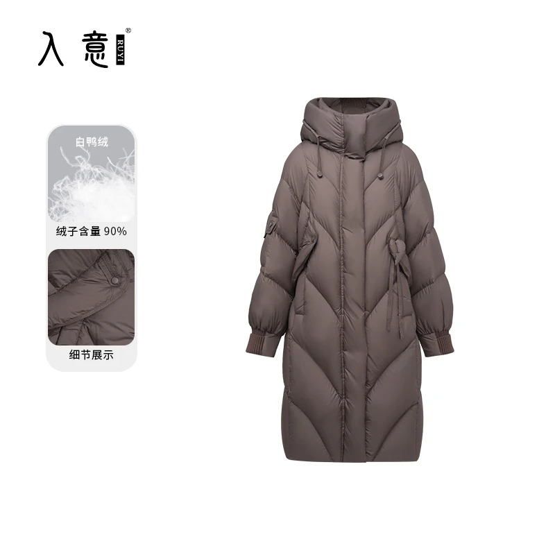 【入意】2024秋冬新款泡芙连帽羽绒服保暖舒适可爱时尚羽绒外套