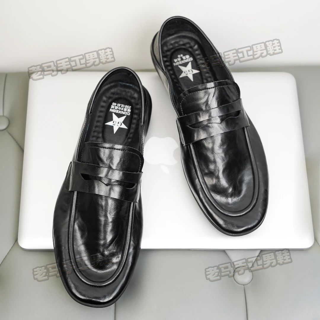 【夏季爆款】软底懒人豆豆鞋男士休闲皮鞋透气驾车鞋男鞋一脚蹬