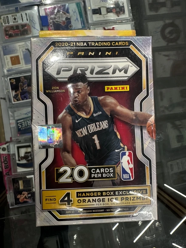 20-21 帕尼尼 prizm 挂盒 橙碎冰 球星卡 盲盒