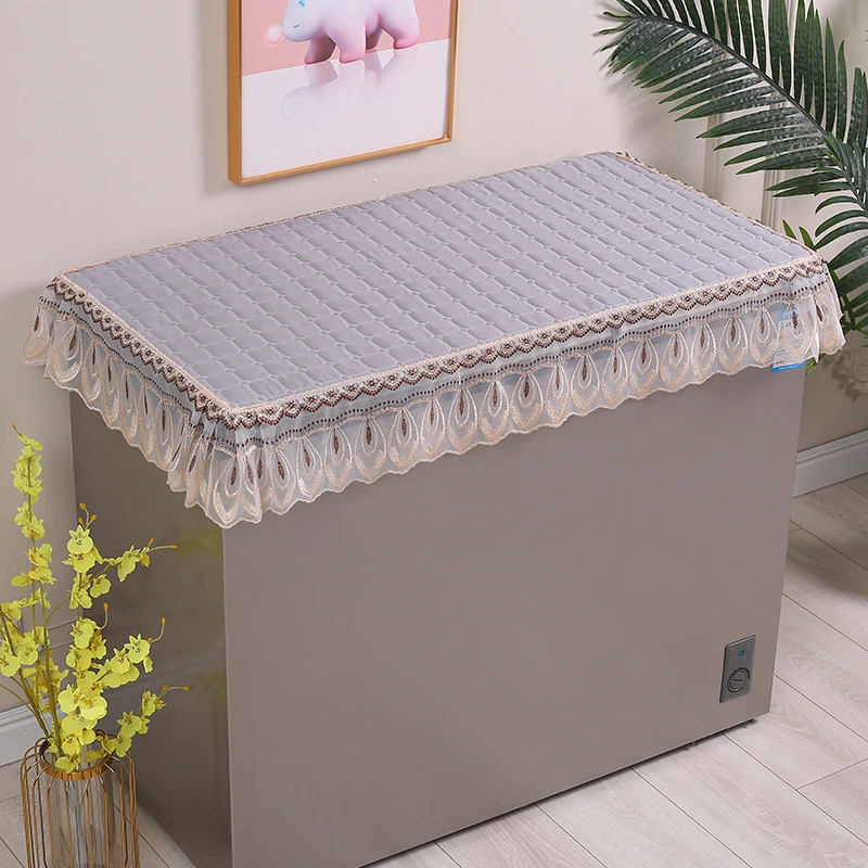 家用冰柜上开门翻盖式盖布防尘新款长方形冷柜保温冰柜防尘罩盖布