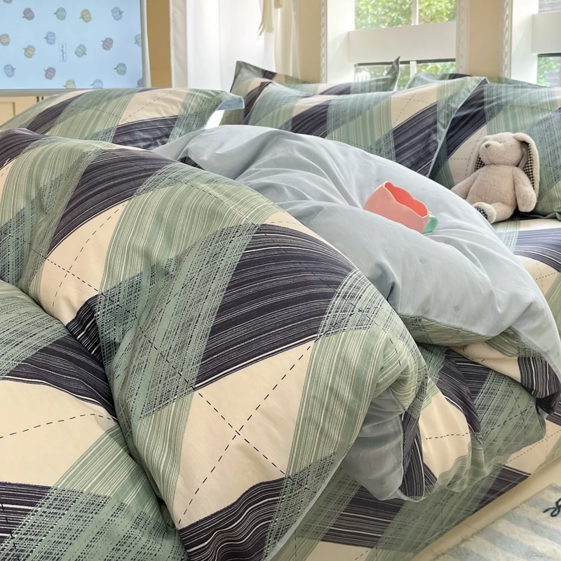 纯棉被套单件180x200x230双人被罩全棉150x200宿舍单人儿童男1.5m