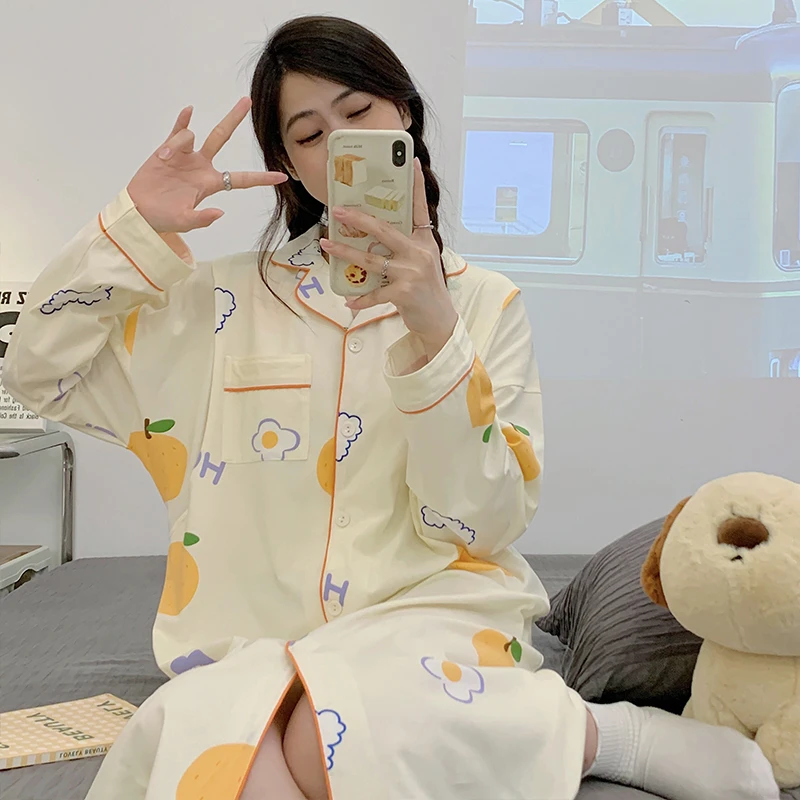 纯棉月子服睡裙孕妇生产服进产房夏季薄款哺乳产妇月子裙喂奶裙子