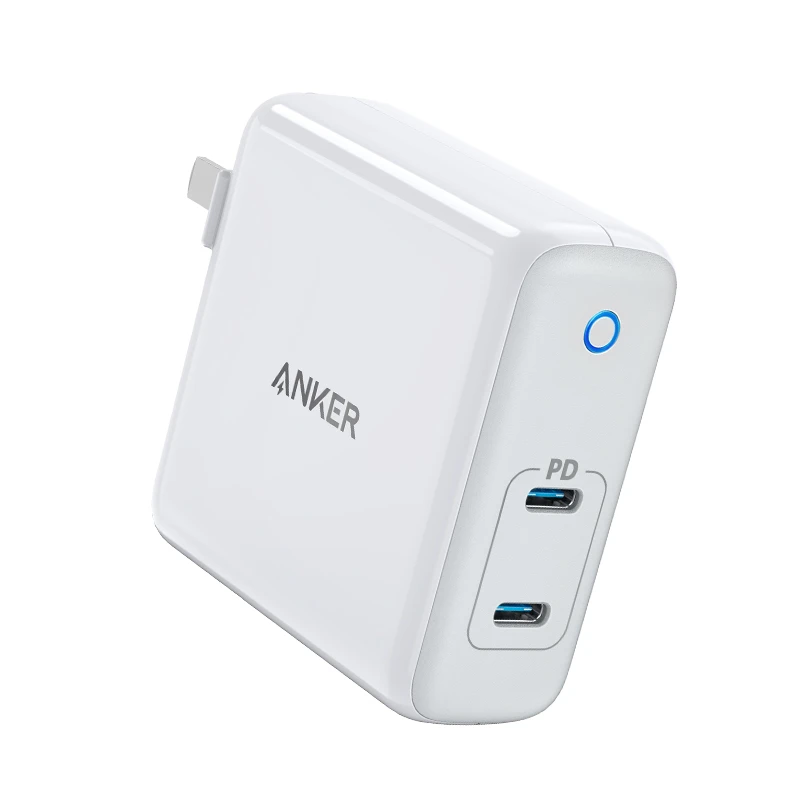 准新品 ANKER/安克 双type-c口60W PD快充 充电器 A2029