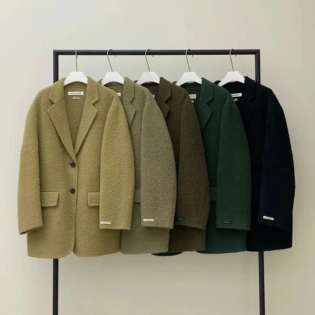 东大门much苏丽气质西服大衣