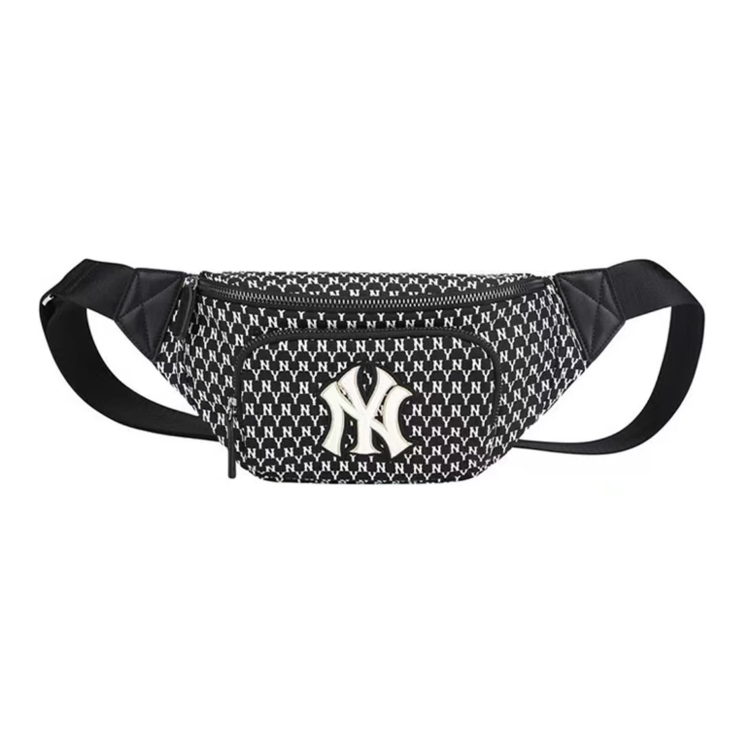 MLBMonogram系列 复古老花满印NY纽约洋基队 斜挎包腰包 男女同款