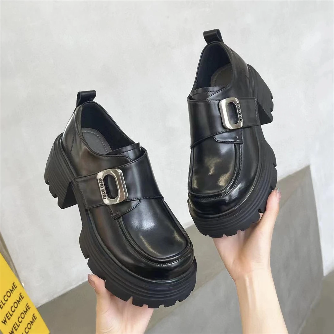 小凤心选｜冬款磨绒超轻厚底乐福鞋 XF3531