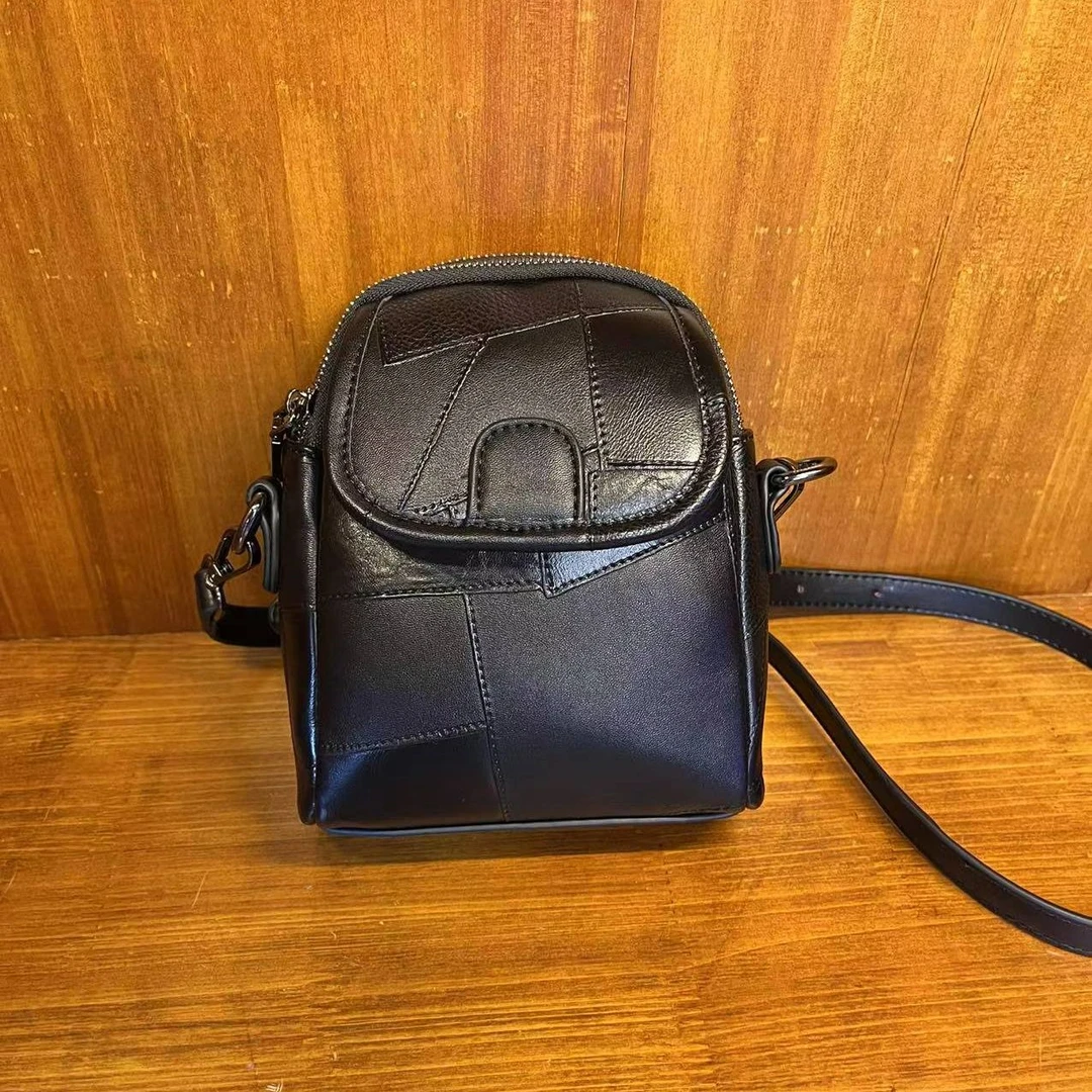 A新款高级感时尚百搭手机包上新QN黑色5332-1