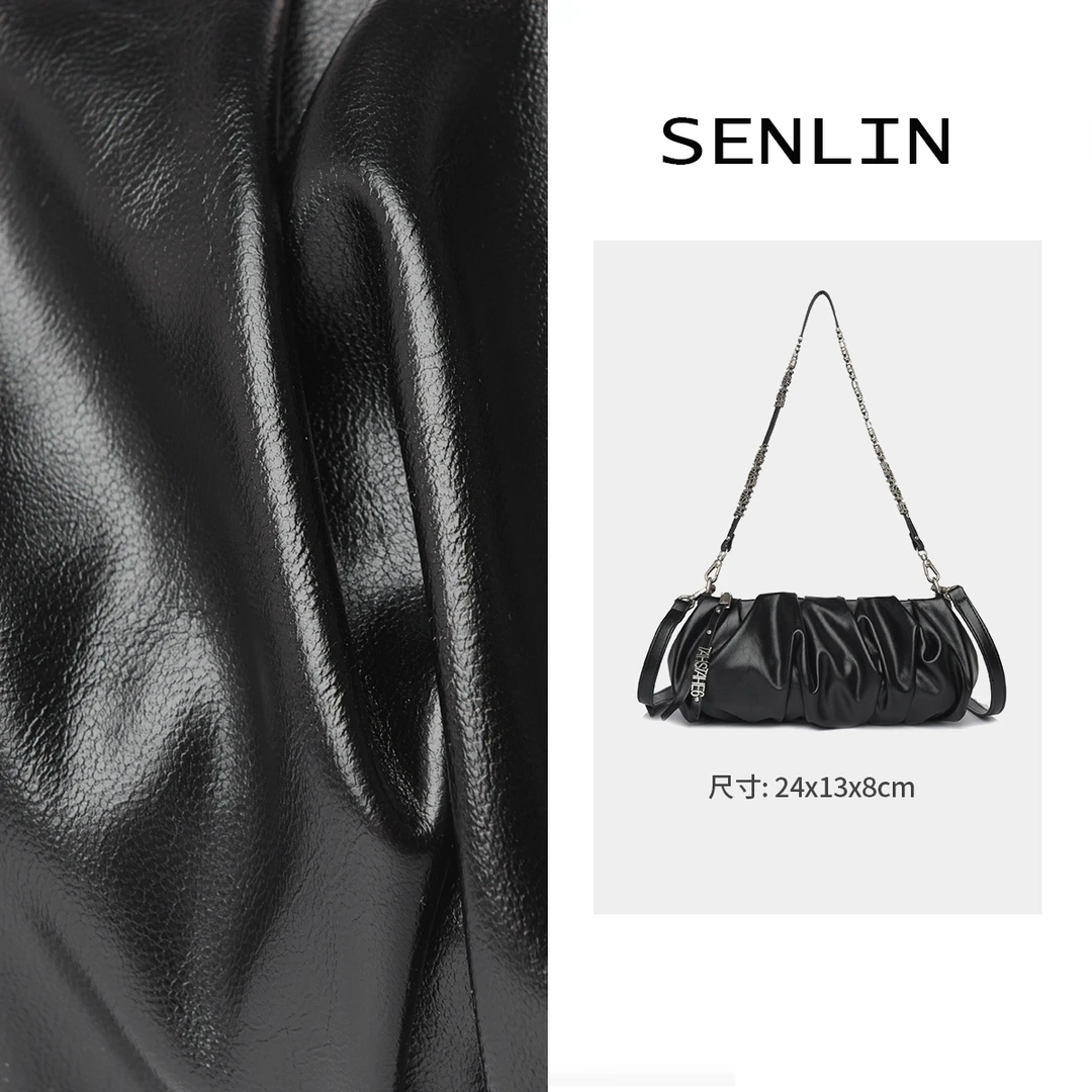 KD-98655黑色 复古轻奢设计气质百搭斜跨女包