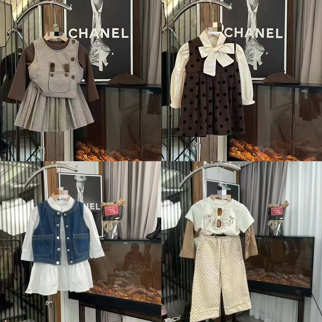 【601-690】2024秋季新款洋气女宝套装