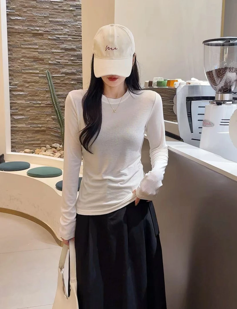 表哥羊绒情【加深印象】长袖纯色显瘦百搭亲肤半高领-123