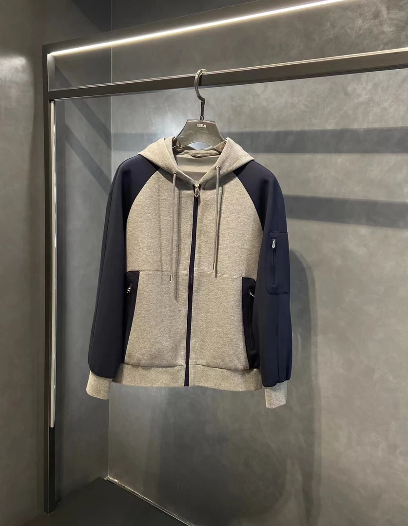 欧货男士休闲时尚卫衣外套