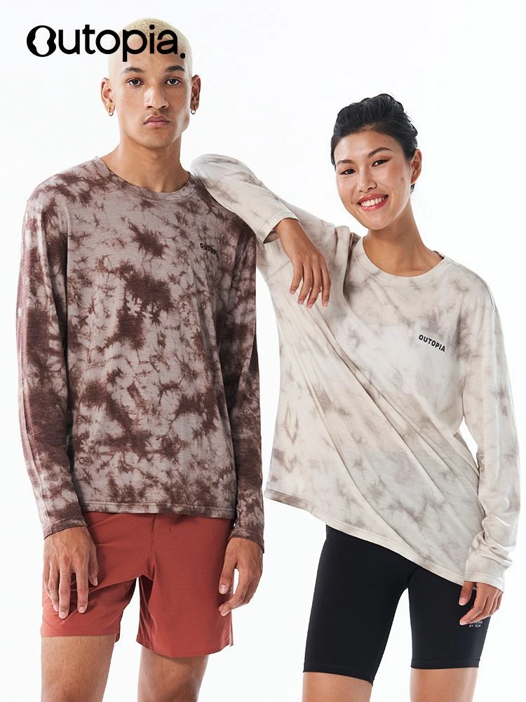 Earth Tencel美利奴140gsm轻量化Oversize情侣休闲长袖T | 丹呀》