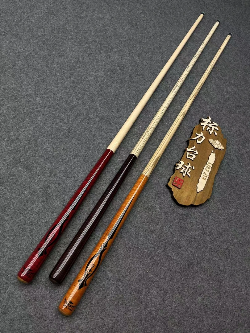 台球跳杆黑八中八单挑杆花式九球分体短跳球杆扎球杆头13mm