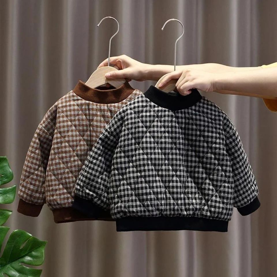 韩版秋冬装卫衣新款儿童洋气加绒加厚宝宝卫衣