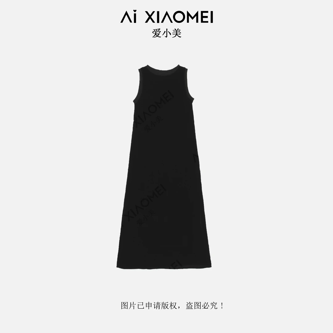 Aixiaomei/爱小美【满二减一】100桑蚕丝百搭连衣裙ZS06-0144