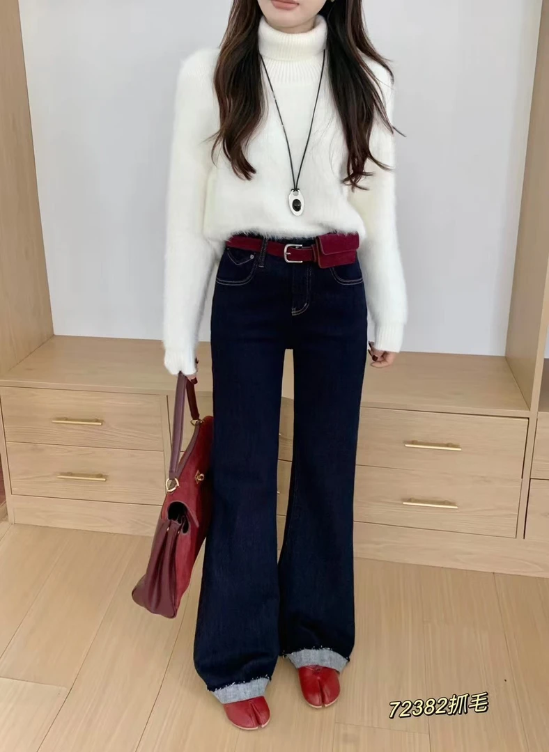 【天青】四季不加绒惜惜家品质牛仔修身显瘦百搭牛仔裤