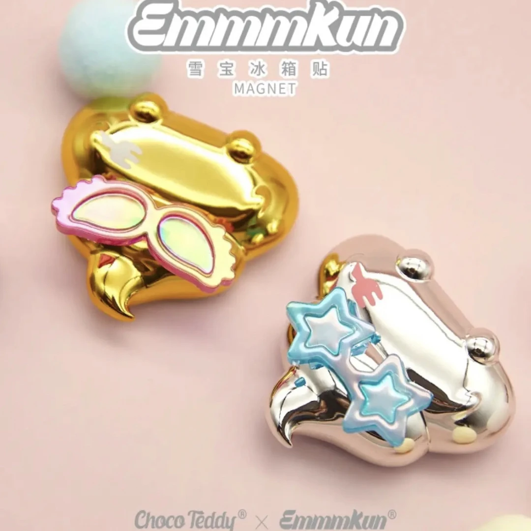 【现拆】Emmmkun雪宝冰箱贴屎粑粑潮玩萌粒磁吸摆件盲袋盲盒