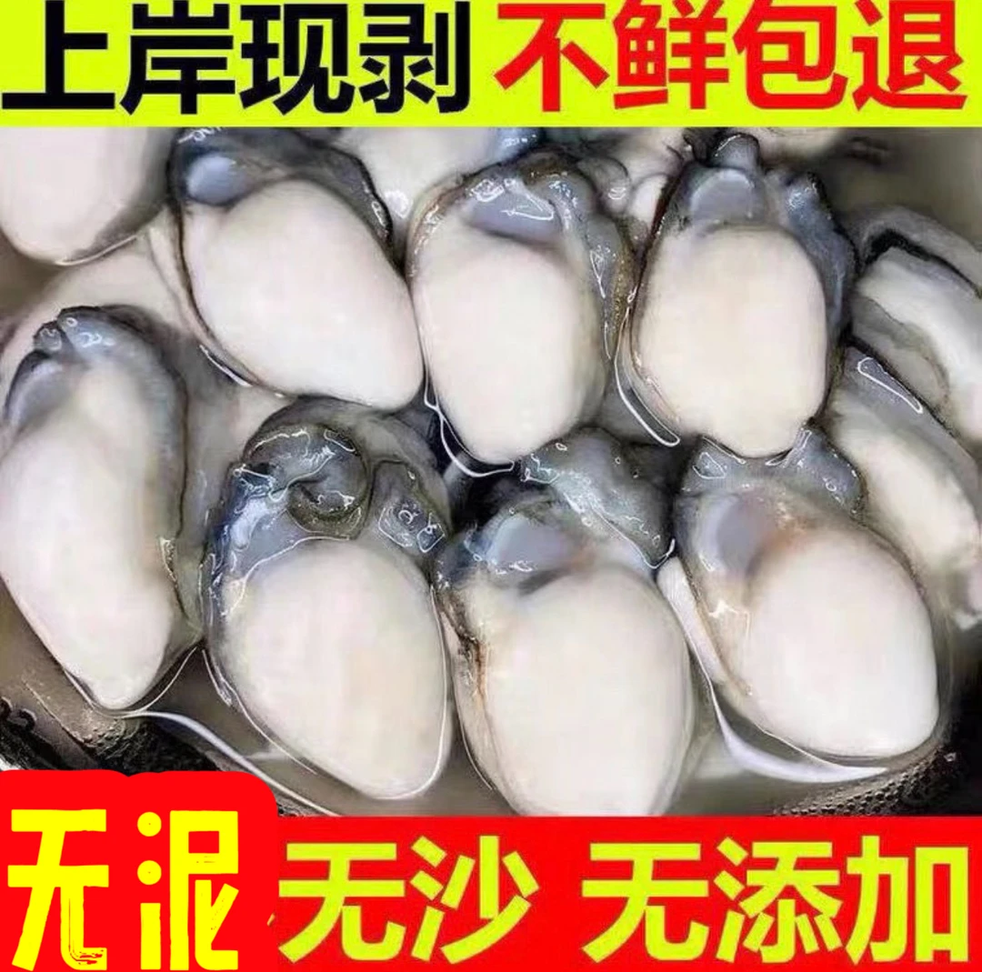 14连云港发货生蚝肉250g/盒（15-20只左右每盒）到手9盒