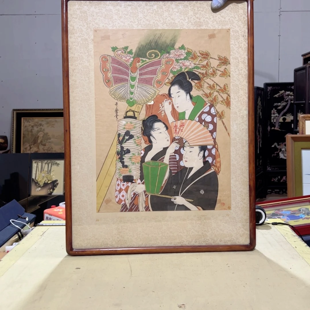 绘画起**.屏风框画茶空间设计