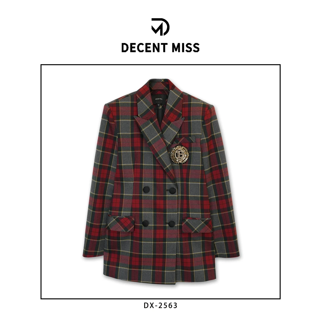【高端定制&原创设计】Decent miss 高级定制西装DX-2563