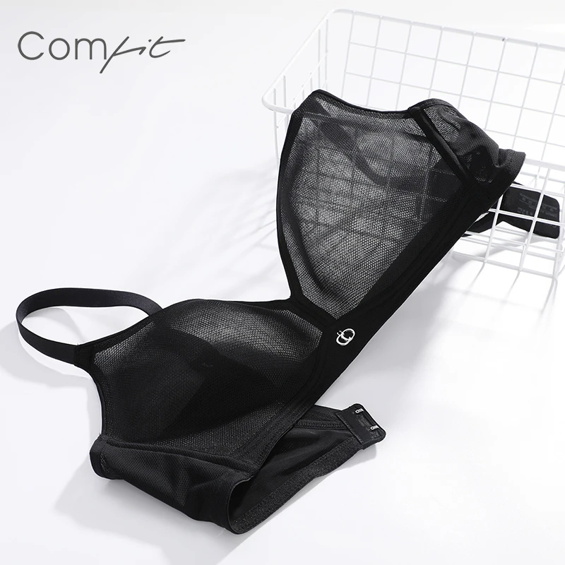 安莉芳Comfit超薄内衣女士大码无钢圈大胸显小透气文胸罩-CB00053