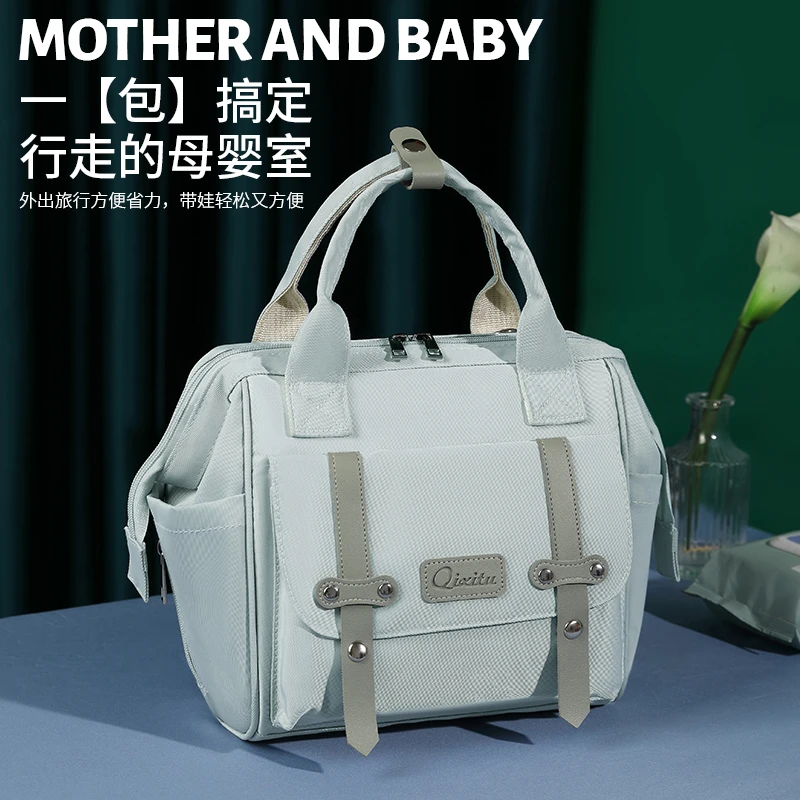 小号婴儿妈咪包手提包时尚斜挎包休闲包百搭母婴包轻便单肩背包