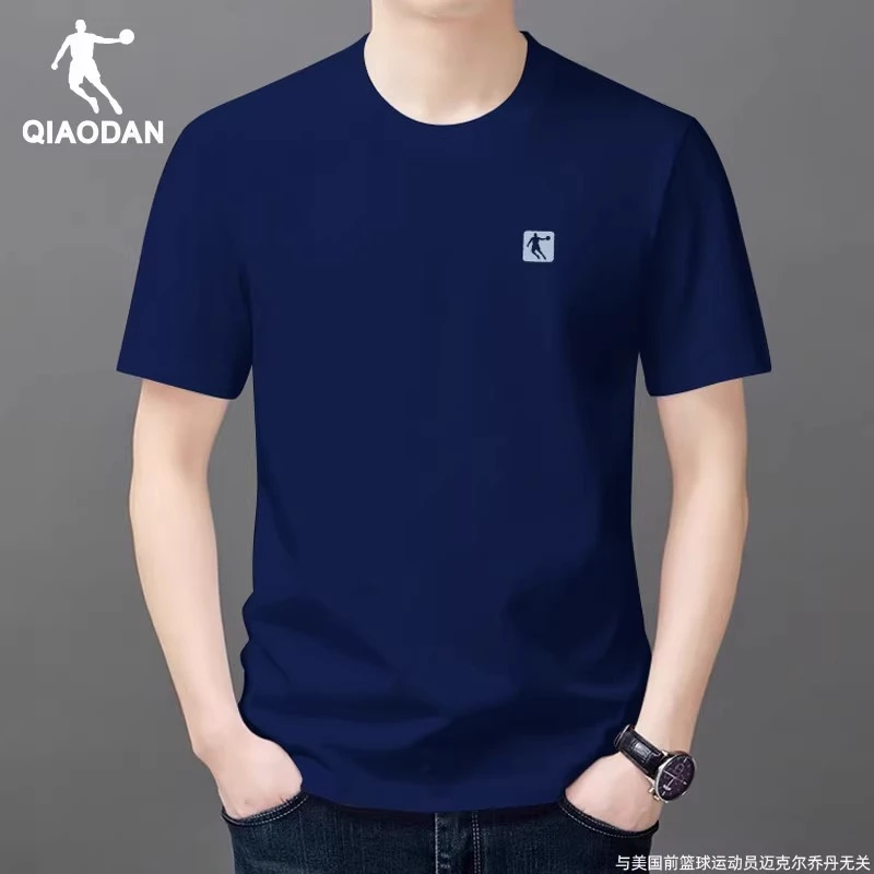 乔丹短袖t恤男棉质半袖2025冬季新款男士健身体恤薄款跑步运动服