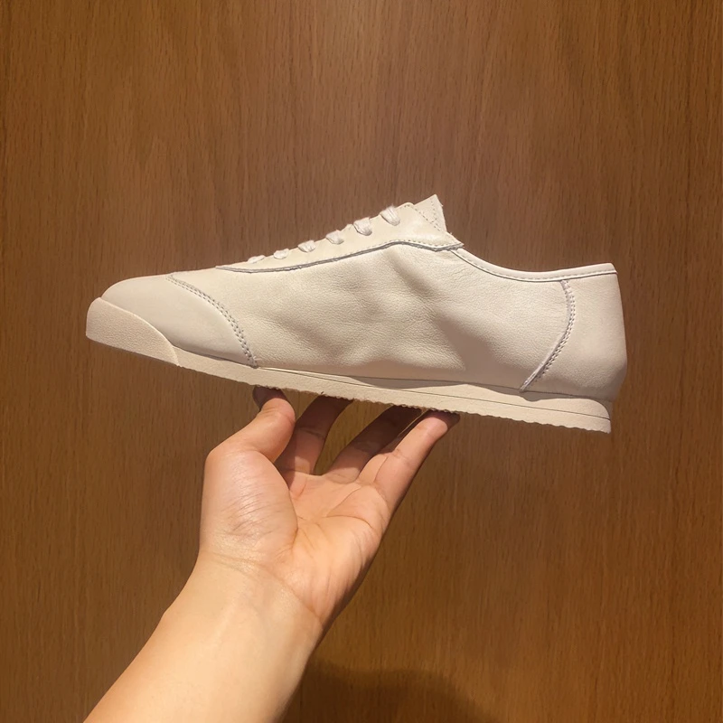 2025春夏新款小白鞋男款舒适软底阿甘鞋时尚潮流百搭白色休闲板鞋