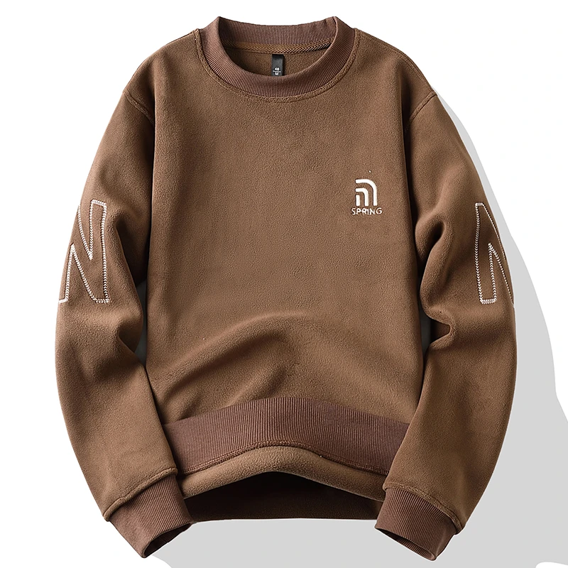 苗禾卫【粉丝专属福利】卫衣男爆款2024新款保暖上衣秋冬休闲双面绒