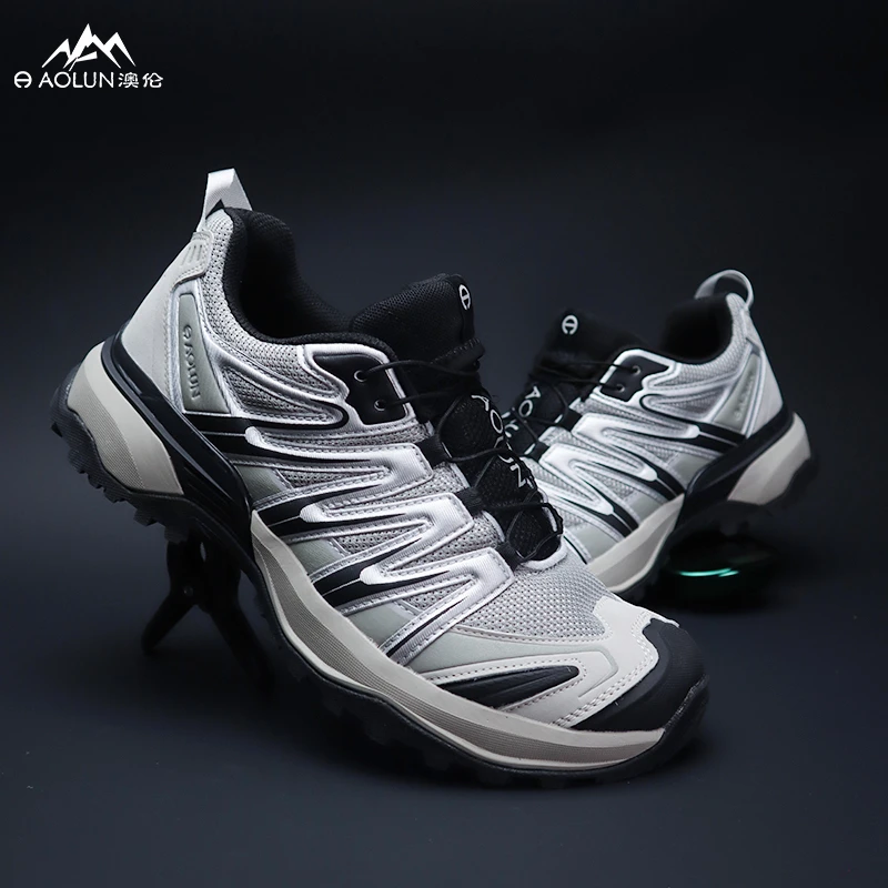 老姚户外徒步低帮网面运动徒步透气潮鞋自适应双密度中底