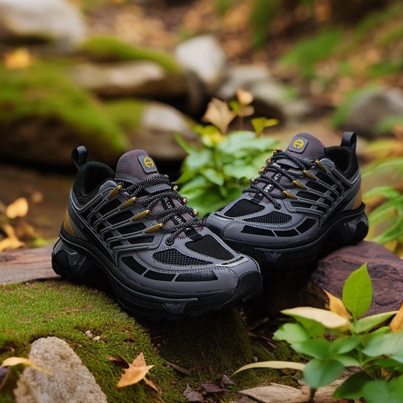 aolun/澳伦老姚男士户外运动休闲鞋登山越野跑鞋徒步减震网面透气