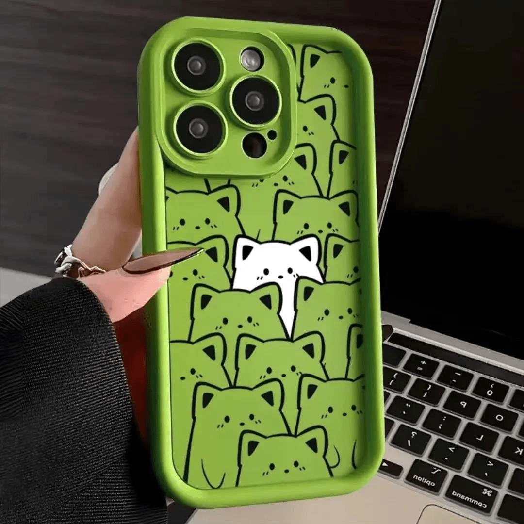 猫群猫咪iphone15苹果手机壳14promax新款13pro防摔12高级11全包X