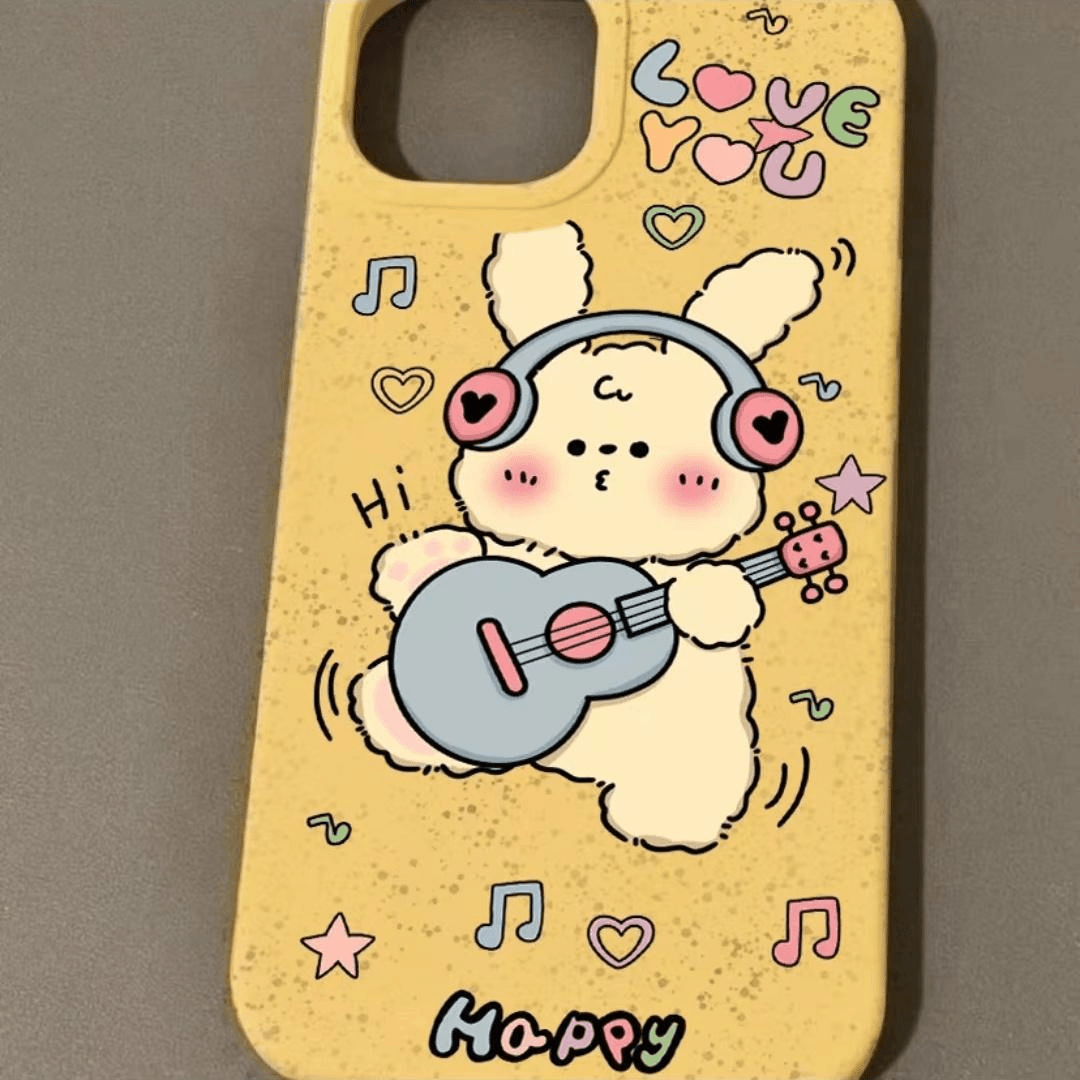 BANCA蛋糕兔子小熊适用苹果14ProMax手机壳iPhone13/12/1l女XS/xr