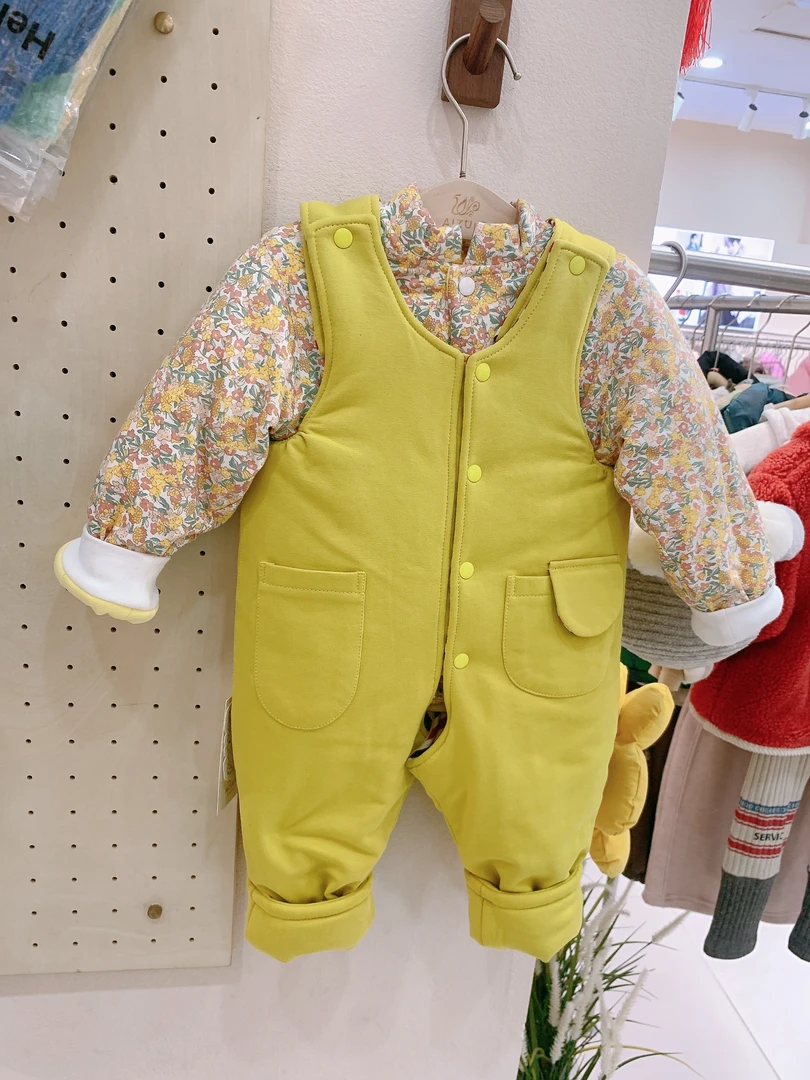 【丰乐&普罗 爱祖儿】厚棉背带棉裤 一条过冬（300克）