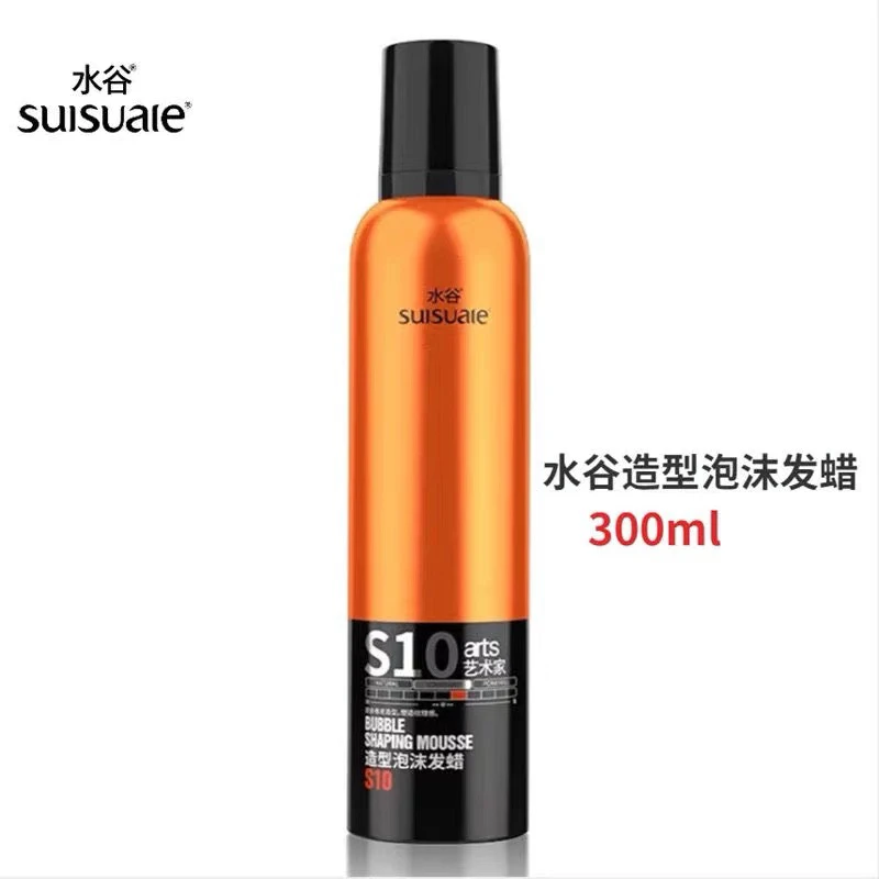 水谷造型泡沫发蜡S10造型干胶泡泡摩丝羊毛卷发胶弹力素