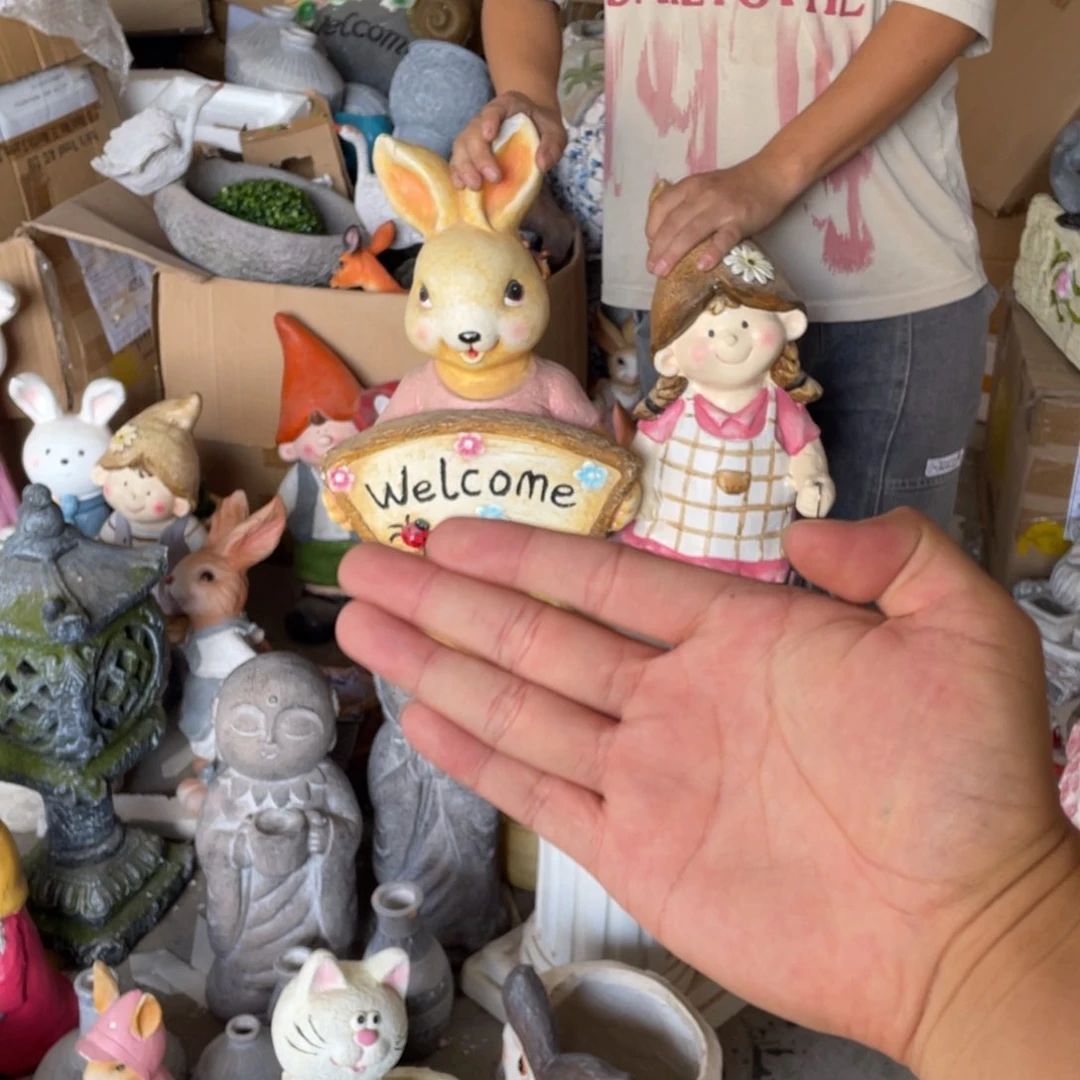 【闪购商品】妞****常氧化镁提灯女孩加欢迎牌兔子一套