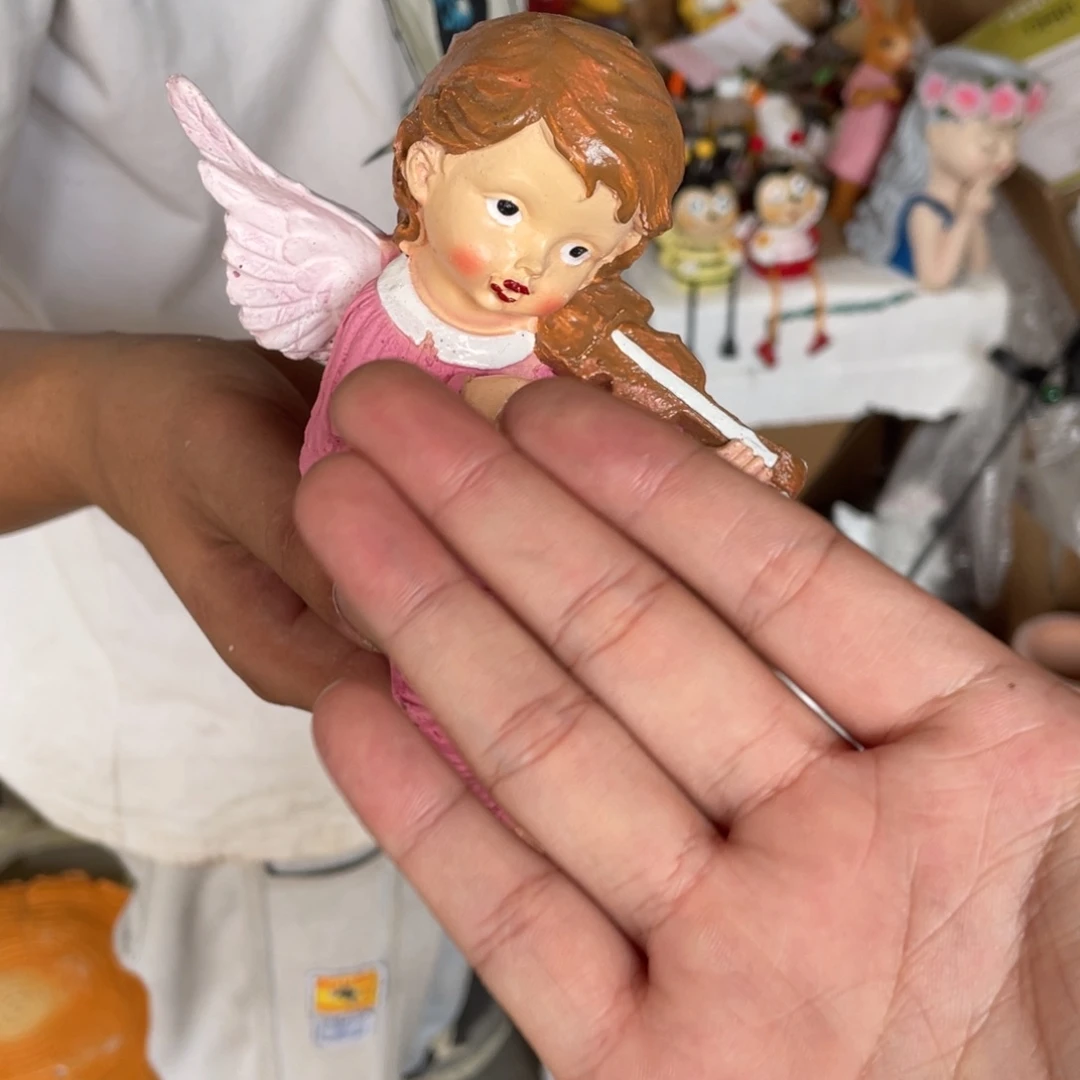 【闪购商品】树脂粉色拉小提琴天使