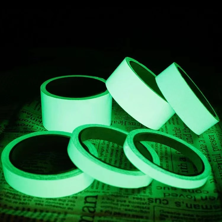 荧光胶带夜光贴持续发光车用墙贴贴纸电动车反光条汽车指示贴