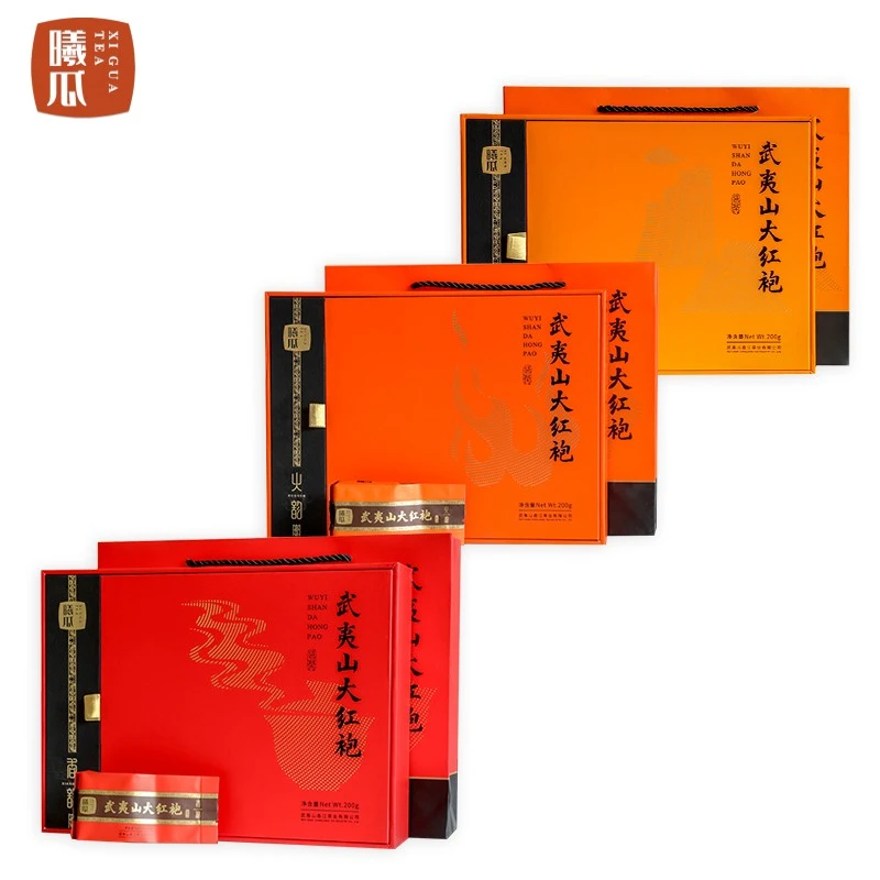 XIGUA/曦瓜武夷大红袍香韵火韵岩韵200g礼盒 武夷岩茶门店同款