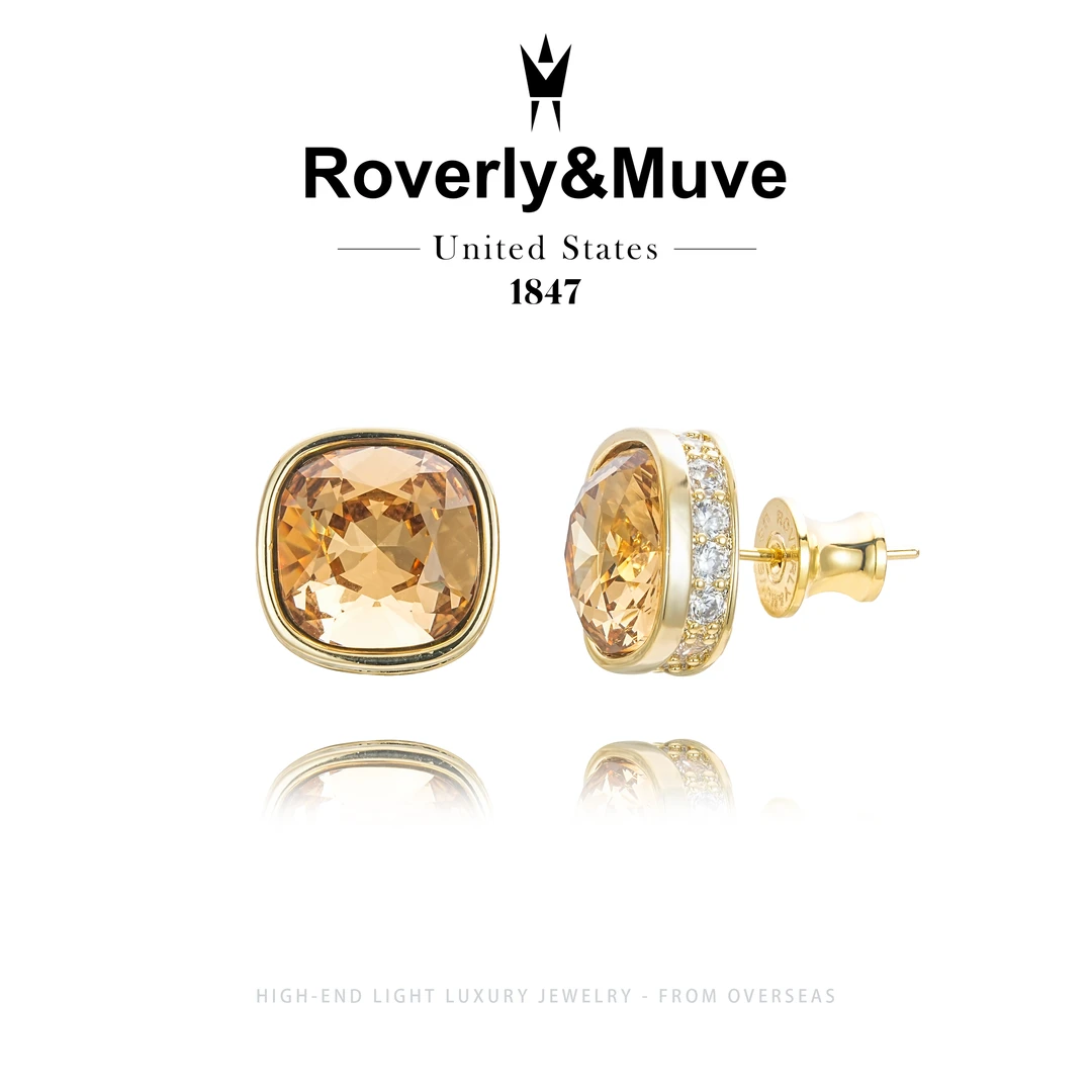 【暮色沙滩】Roverly Muve设计师款耳钉F2569