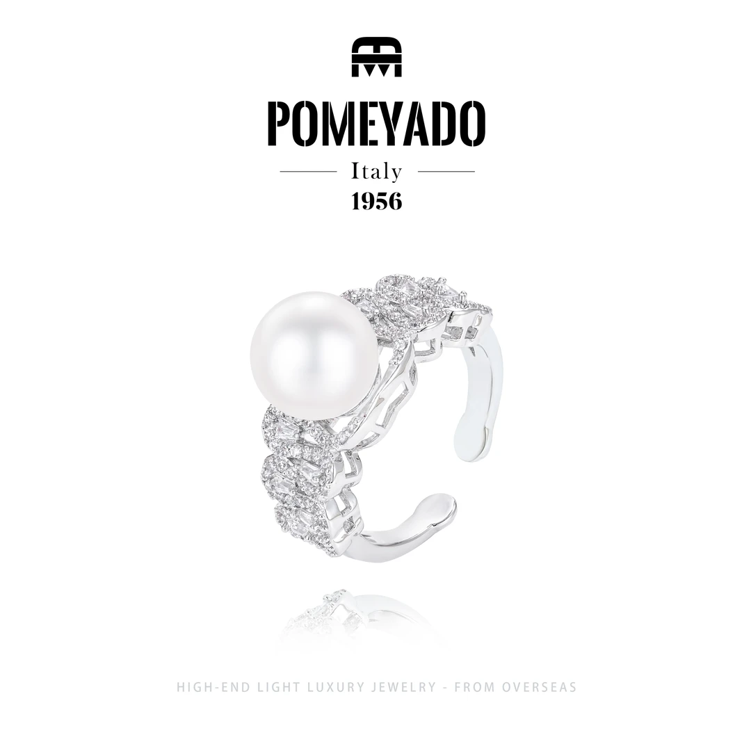 【白色守望】Pomeyado设计师款珠珠戒指F1883