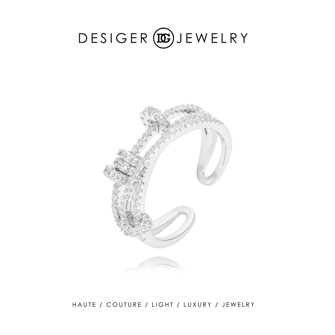 【优雅旋律】Desiger设计师款 气质戒指F1063