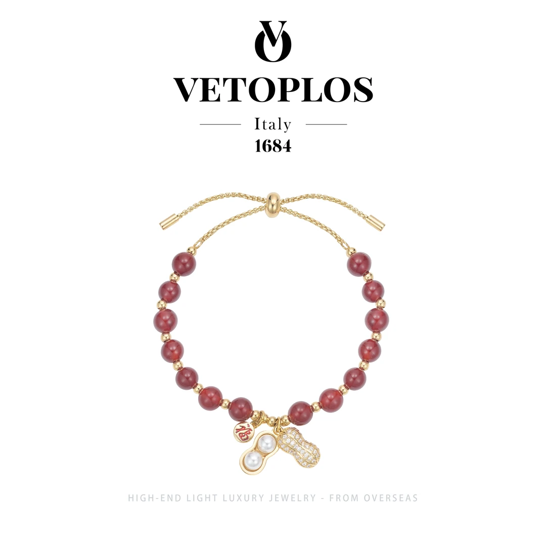 【好事花生】Vetoplos设计气质抽拉手链F2400