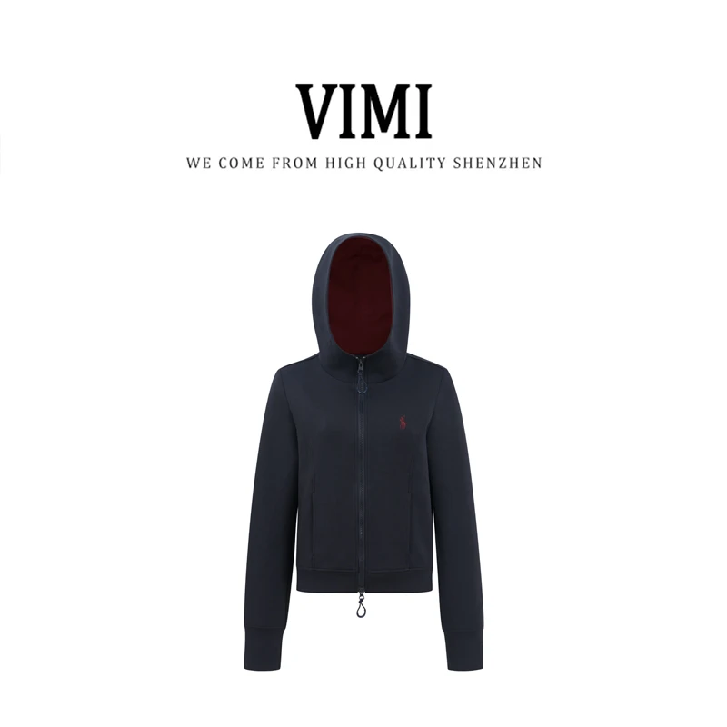 【莫妮卡 】VIMI早秋新款连帽 休闲设计带帽感卫衣 248XWZNS10568