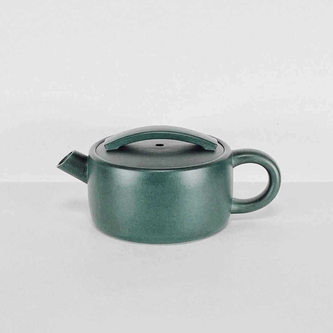 器象六周年纪念版【象二十二 】墨绿泥160cc宜兴紫砂壶