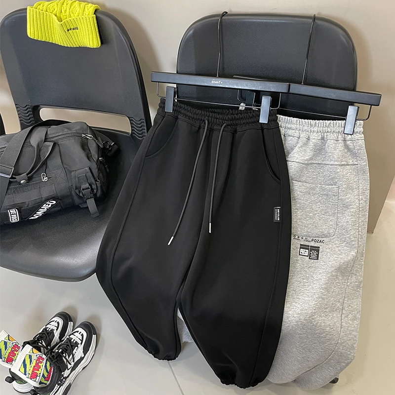 男童运动裤洋气2024秋装男生裤子青少年卫裤8-19岁长裤男孩宽松潮