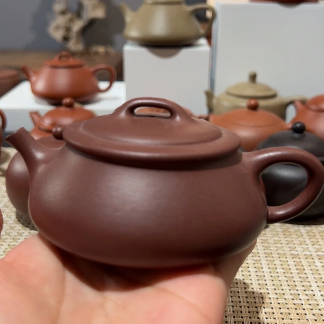 紫泥微瑕半手简瓢容量110