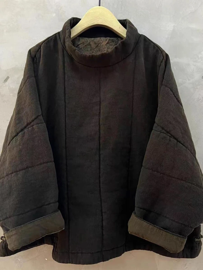 布衣小铺推荐～原创古兰木渐变植物染复古棉衣