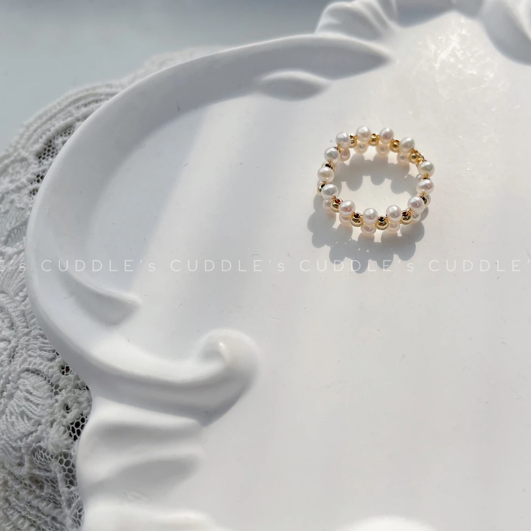 合金戒指 Cuddle手作 法式手编戒指